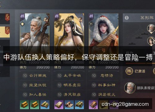 中游队伍换人策略偏好，保守调整还是冒险一搏